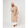 WOOLEN COAT s rovnými rukávy