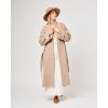 WOOLEN COAT s rovnými rukávy